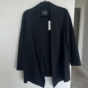 Theory Clairene Shawl Sweater - Black